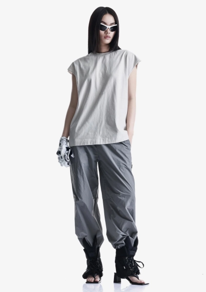 Футболка-безрукавка KRAKATAU, цвет: пепельно-белый, Tw143-43 купить онлайн