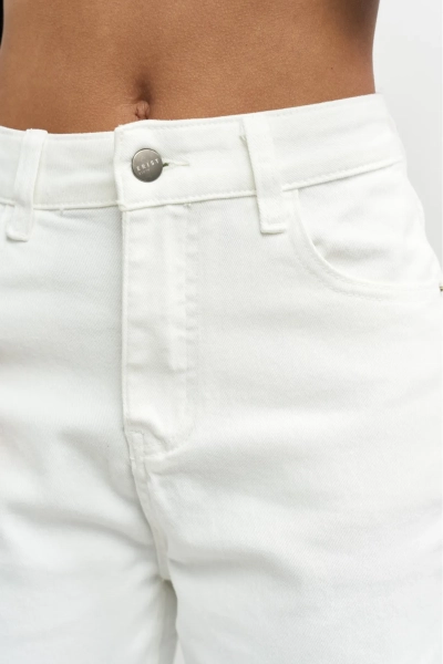 Джинсы прямые Erist store, цвет: белый, НФ-00003370 купить онлайн