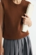 Жилет вязаный из кашемира и шерсти Daisyknit, цвет: коричневый,  купить онлайн