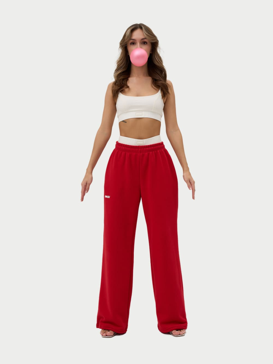 Брюки с застёжкой утепленные