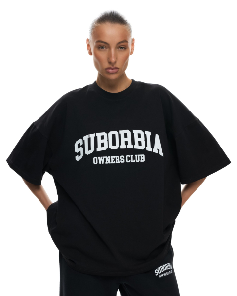Футболка OWNERS CLUB Suborbia, цвет: black-white, 006393 купить онлайн