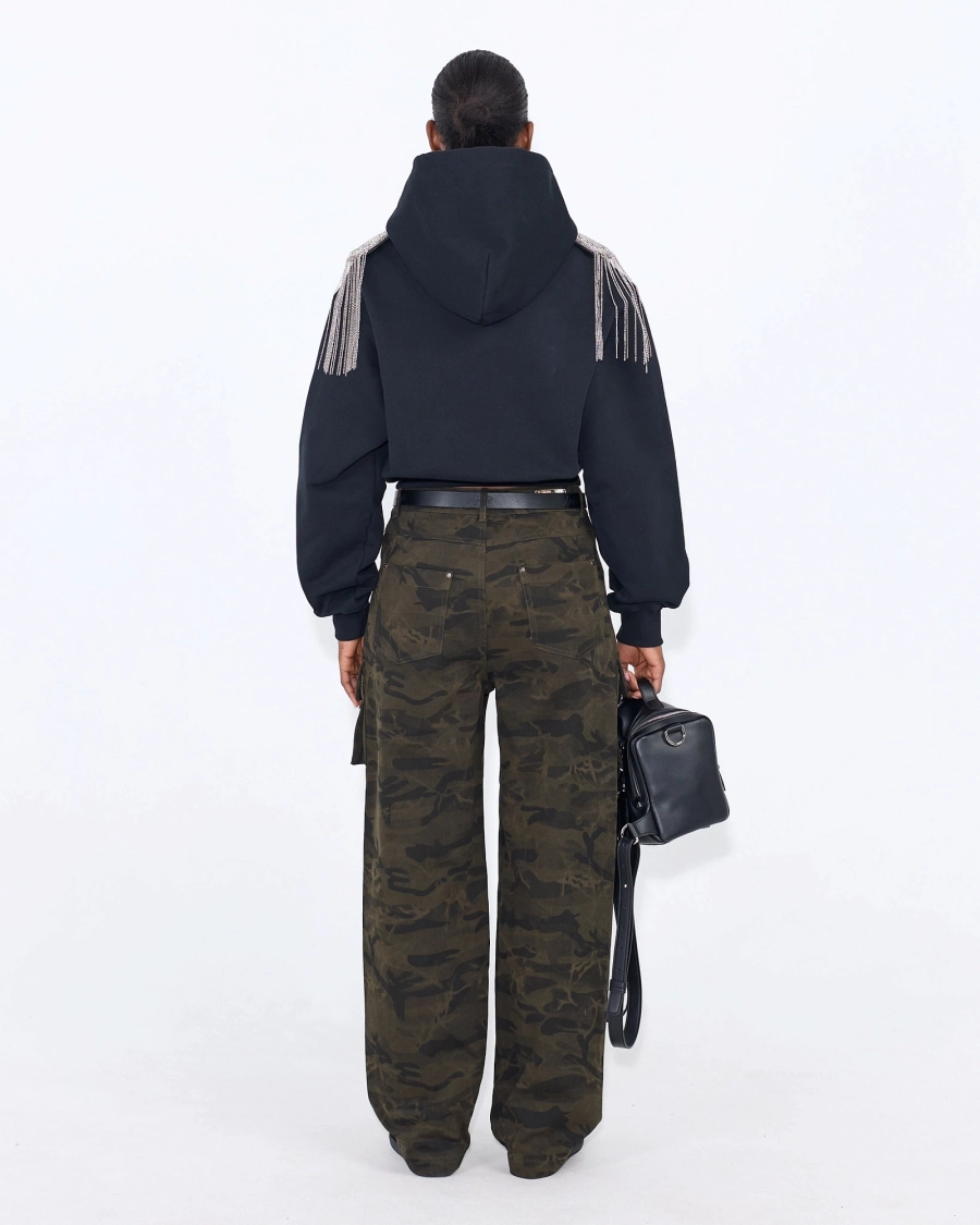 Джинсы-карго камуфляж ASIA ST 71, цвет: зеленый,  купить онлайн