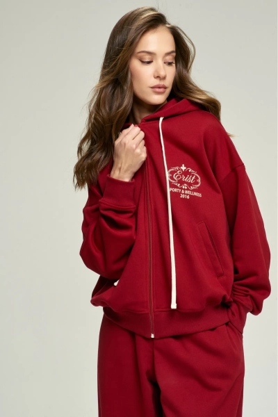 Худи ZIP Wellness Wine Erist store, цвет: Бордовый, НФ-00002844 купить онлайн