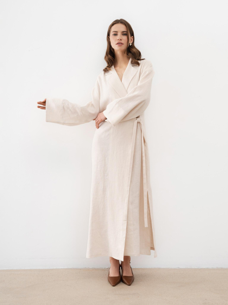 Платье Bloom Lotus PURE LINEN, цвет: бежевый  |новая коллекция купить онлайн