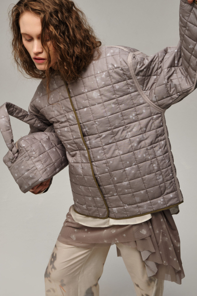 Двухсторонняя куртка UNKE, цвет: хаки, 2502JK001C_KH купить онлайн