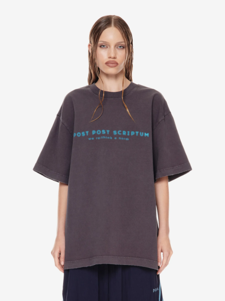 Футболка оверсайз с принтом