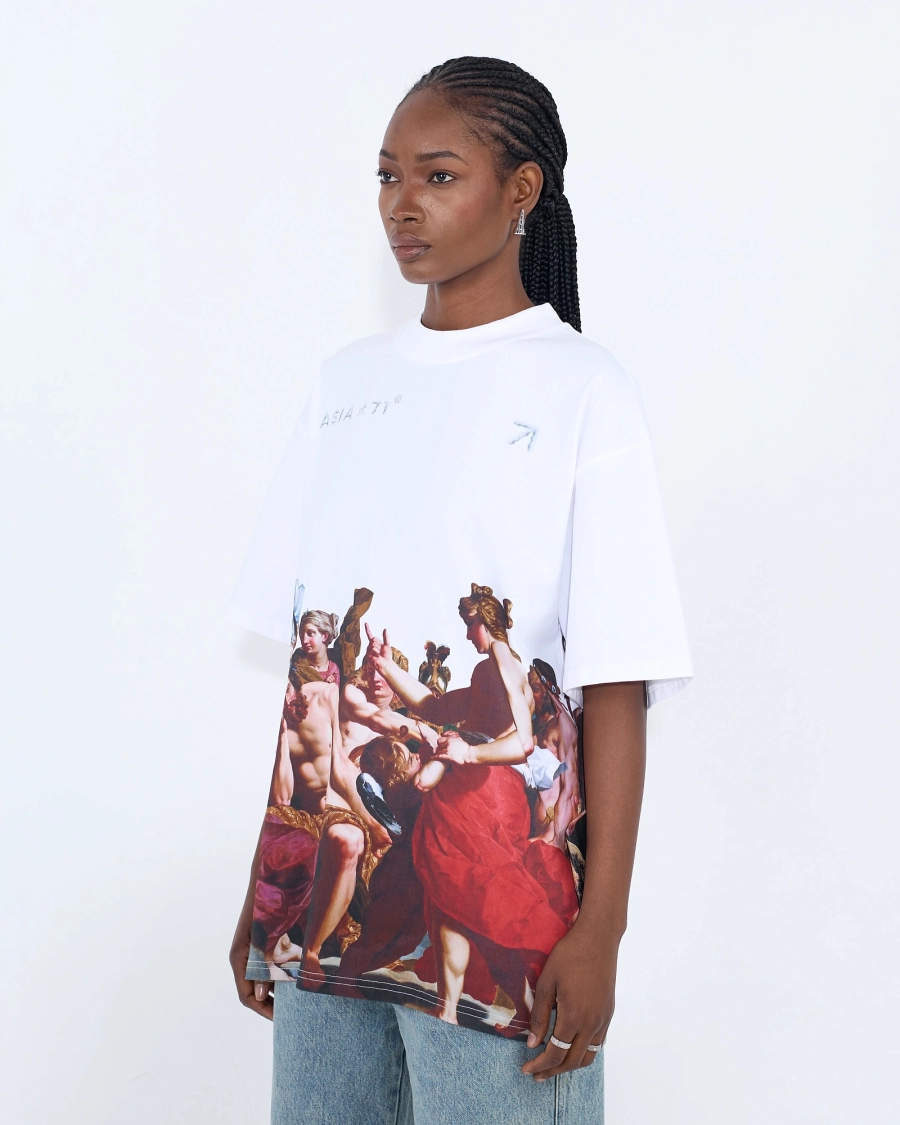 Футболка ART UNION ABRAHAM JANSSENS WHITE ASIA ST 71, цвет: белый, Ast71.AU-tt-Janssens-wh купить онлайн