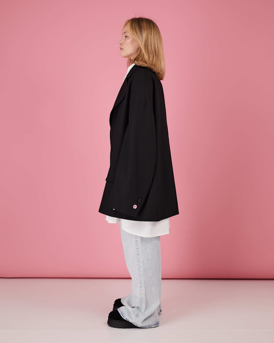 Пиджак макси TABOO, цвет: Черный, Blzr01 купить онлайн