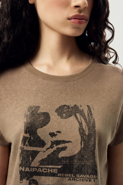 Футболка Архив NAIPACHE, цвет: Кофейный, 2621004700 купить онлайн