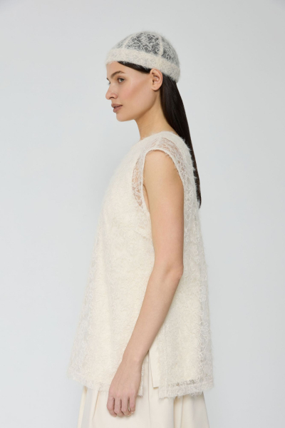 Топ из кружева AROUND, цвет: молочный, 212_87N01 купить онлайн