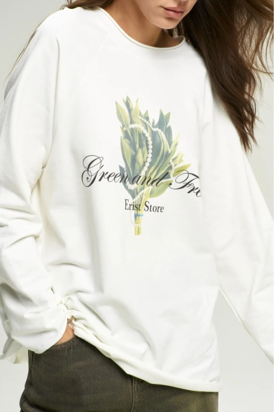 Лонгслив GREEN and FRESH White Erist store, цвет: белый, НФ-00002585 купить онлайн