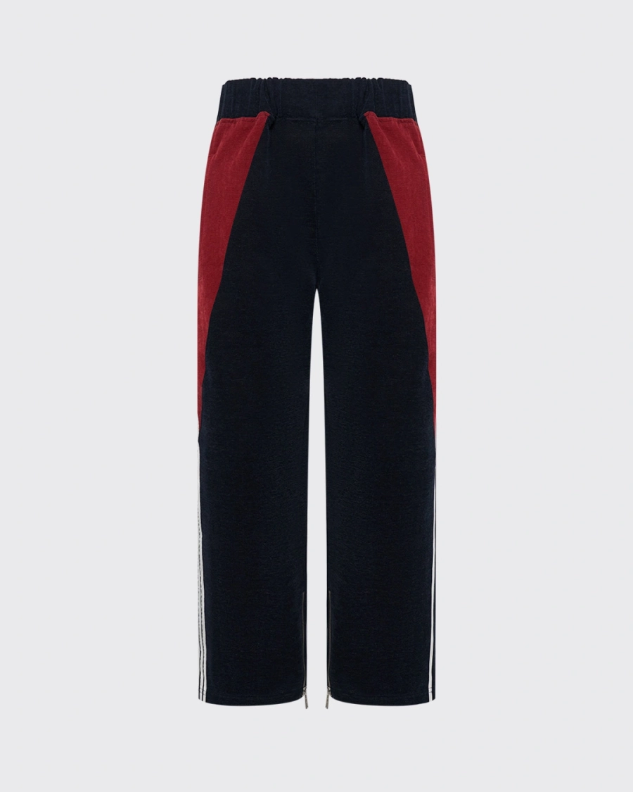 Джоггеры из велюра с лампасами ASIA ST 71, цвет: синий,  купить онлайн