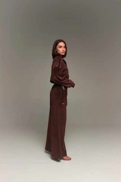 Бомбер Velour укороченный GARCHIT, цвет: коричневый GARVelBombKor |новая коллекция купить онлайн