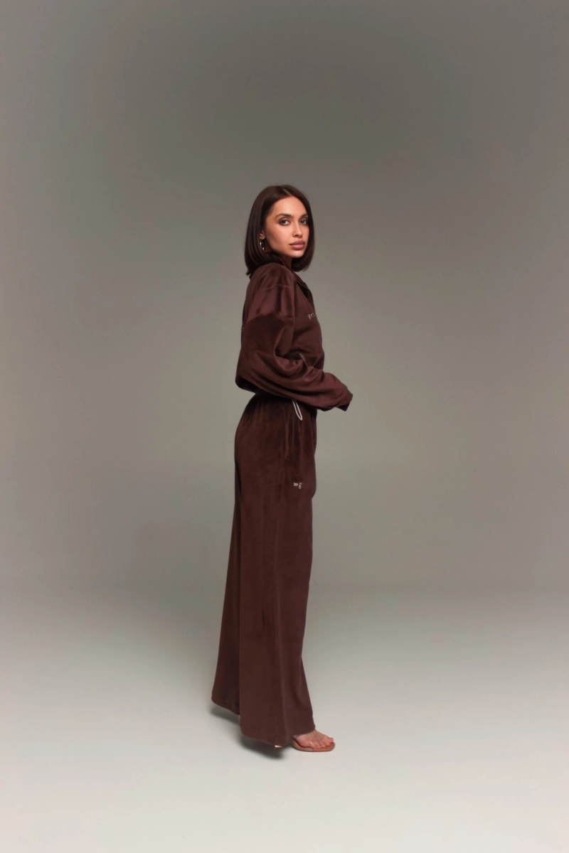 Бомбер Velour укороченный