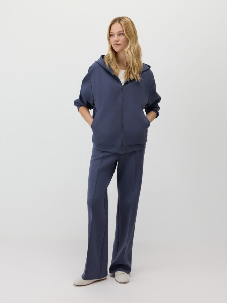 Прямое худи Conso, цвет: синий,  купить онлайн