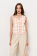 Костюмный жилет PAPAYA, цвет: молочный в красную клетку, SS230700VEST купить онлайн