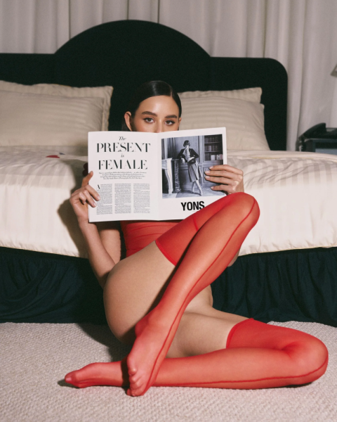 Чулки ELANTRA RED