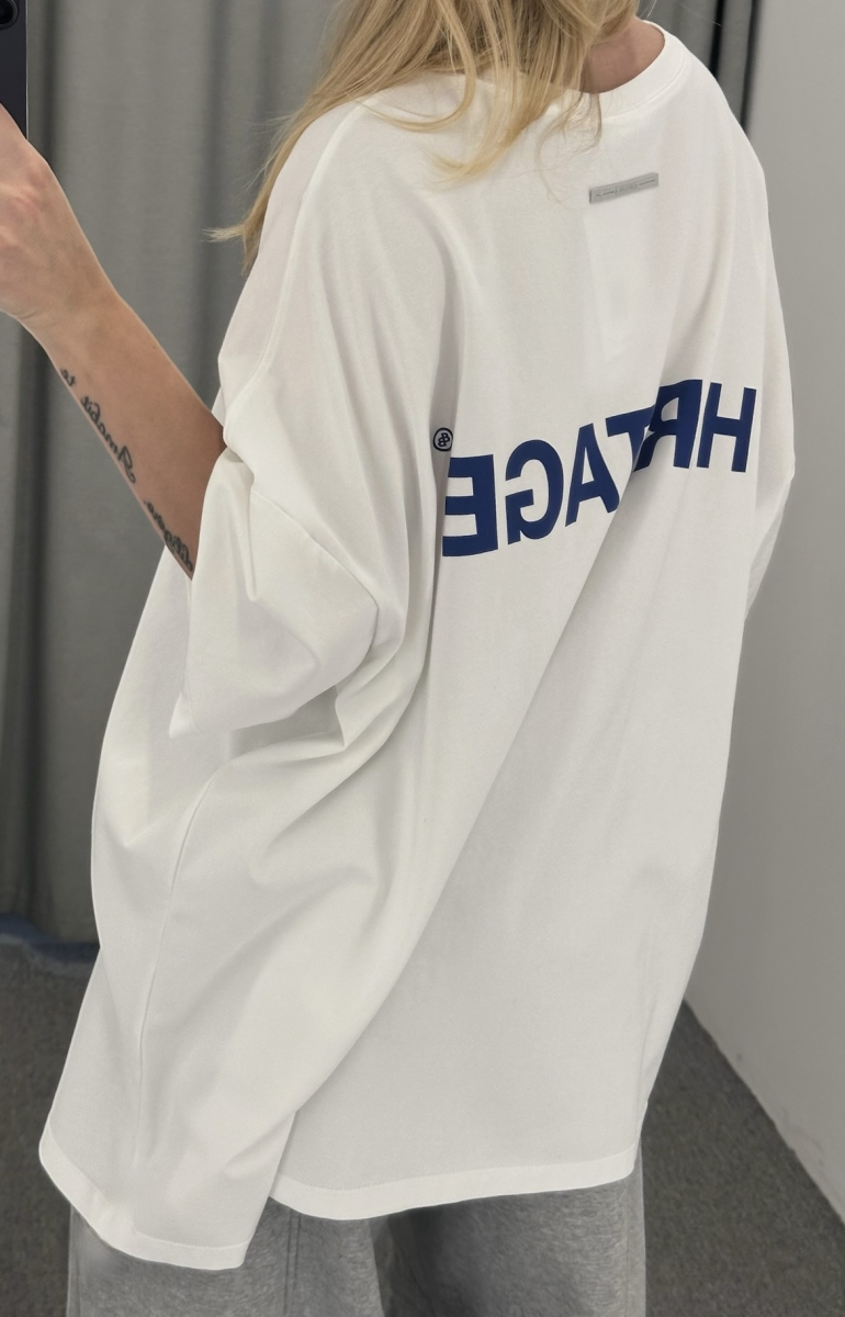 Футболка объемная HERITAGE WHITE Label .B, цвет: WHITE, Tp.04.5.0139.1025WH купить онлайн