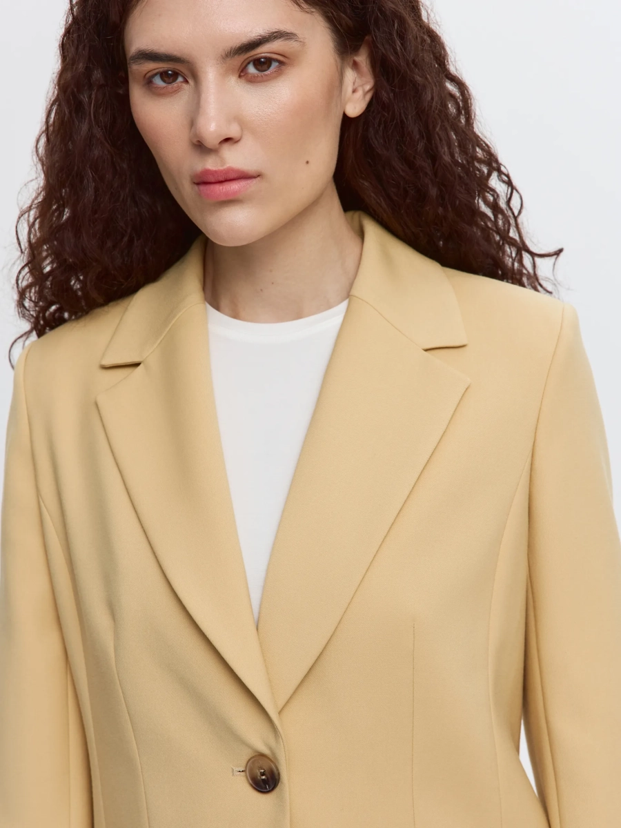 Жакет прямого кроя ANNA PEKUN, цвет: Желтый, 10.2624.200 купить онлайн