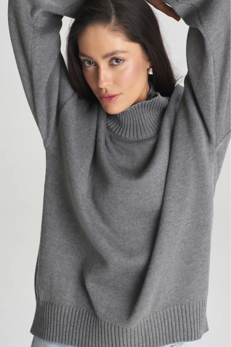 Свитер Cotton Classic Deep Grey Erist store, цвет: темно-серый НФ-00000942 |новая коллекция купить онлайн