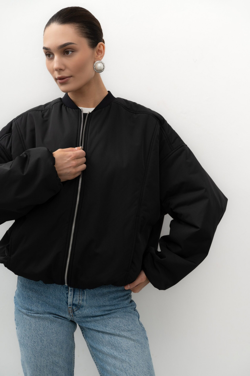 Бомбер "Ночка" TRES, цвет: Черный, НФ-00002747 купить онлайн