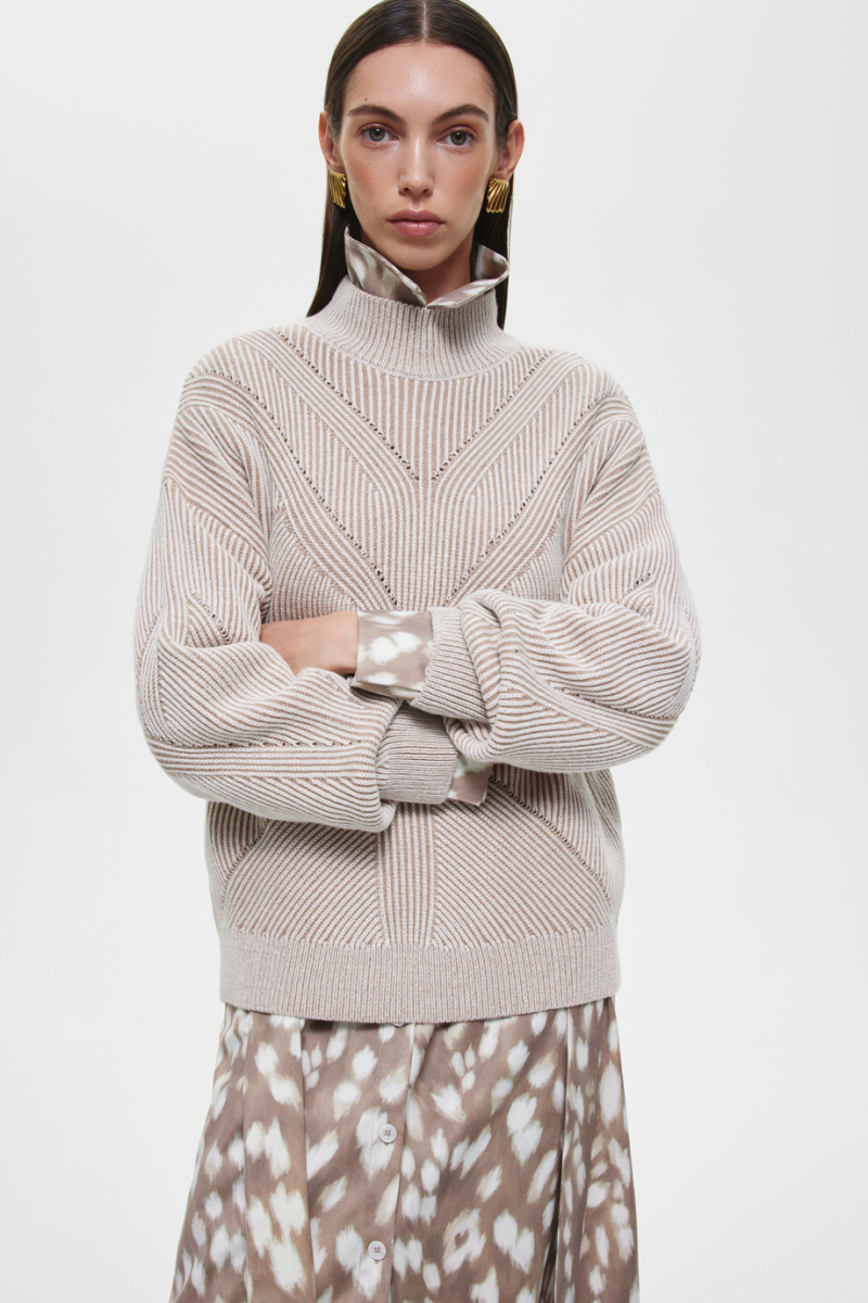 Вязаный джемпер DREAMS BY ALENA AKHMADULLINA, цвет: бежевый, 225104140304255/119000 купить онлайн