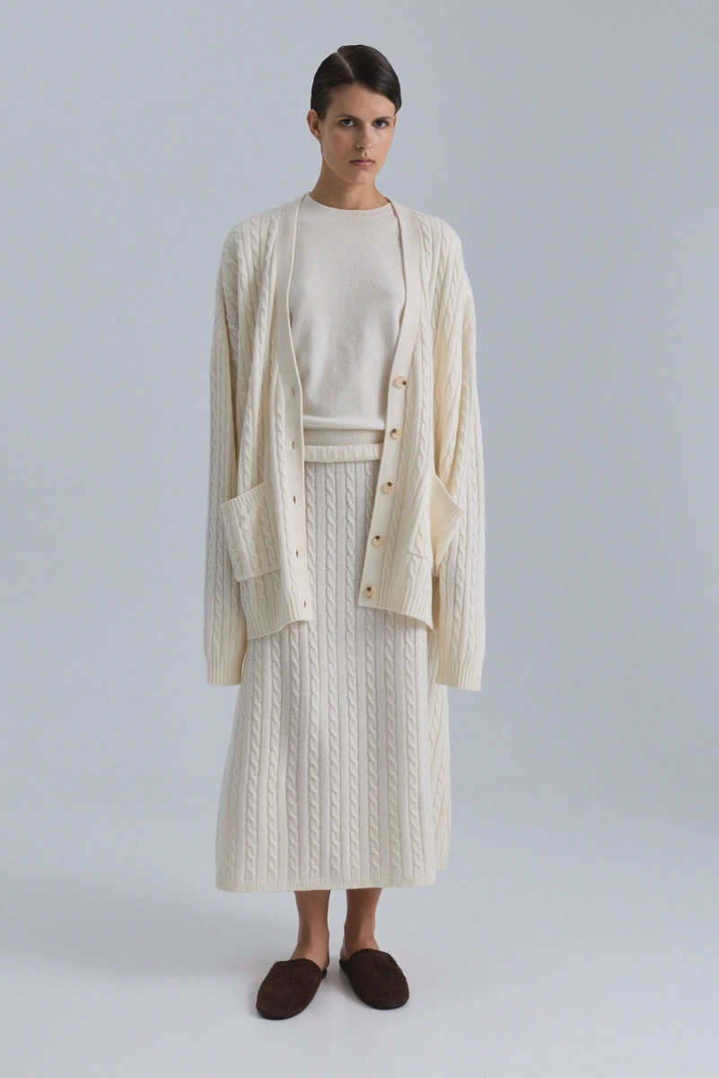 Кардиган OPORA Mankova, цвет: молочный, FW24/25-05 купить онлайн