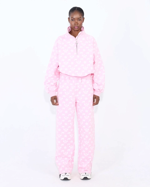 Свитшот PATTERN FLYING A CROPPED PINK ASIA ST 71, цвет: розовый, Ast71.swt-pattern-A-pink-crop купить онлайн