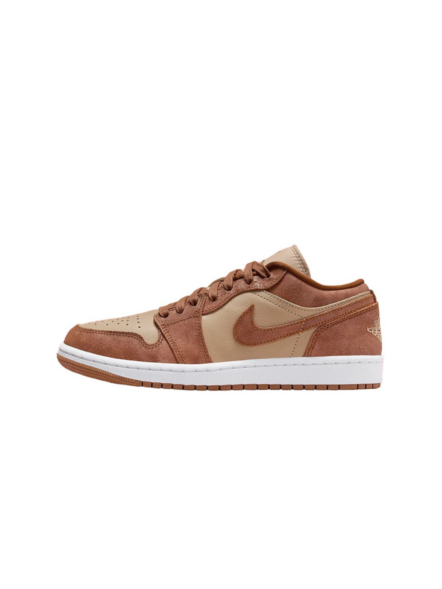 Кроссовки женские Jordan 1 Low SE "Legend Coffee" NKDADDYS SNEAKERS, цвет: коричневый FJ3453-200 купить онлайн