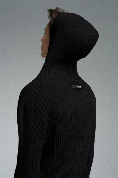 Кардиган с капюшоном WALK OF SHAME, цвет: Черный, KNC006/FW2526 купить онлайн