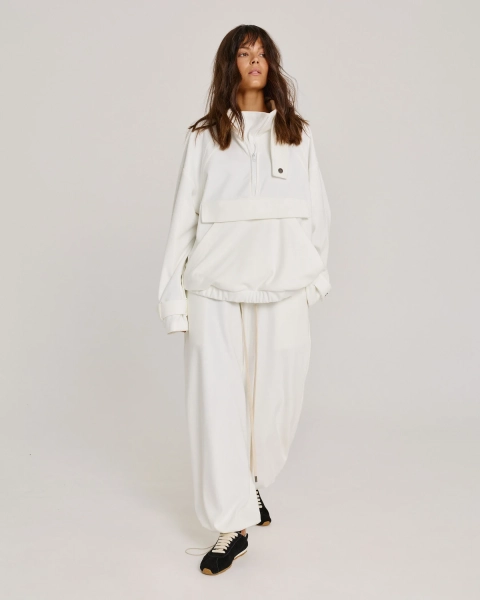 Брюки из фланели MILK Anmuse, цвет: молочный, TR25W206 купить онлайн