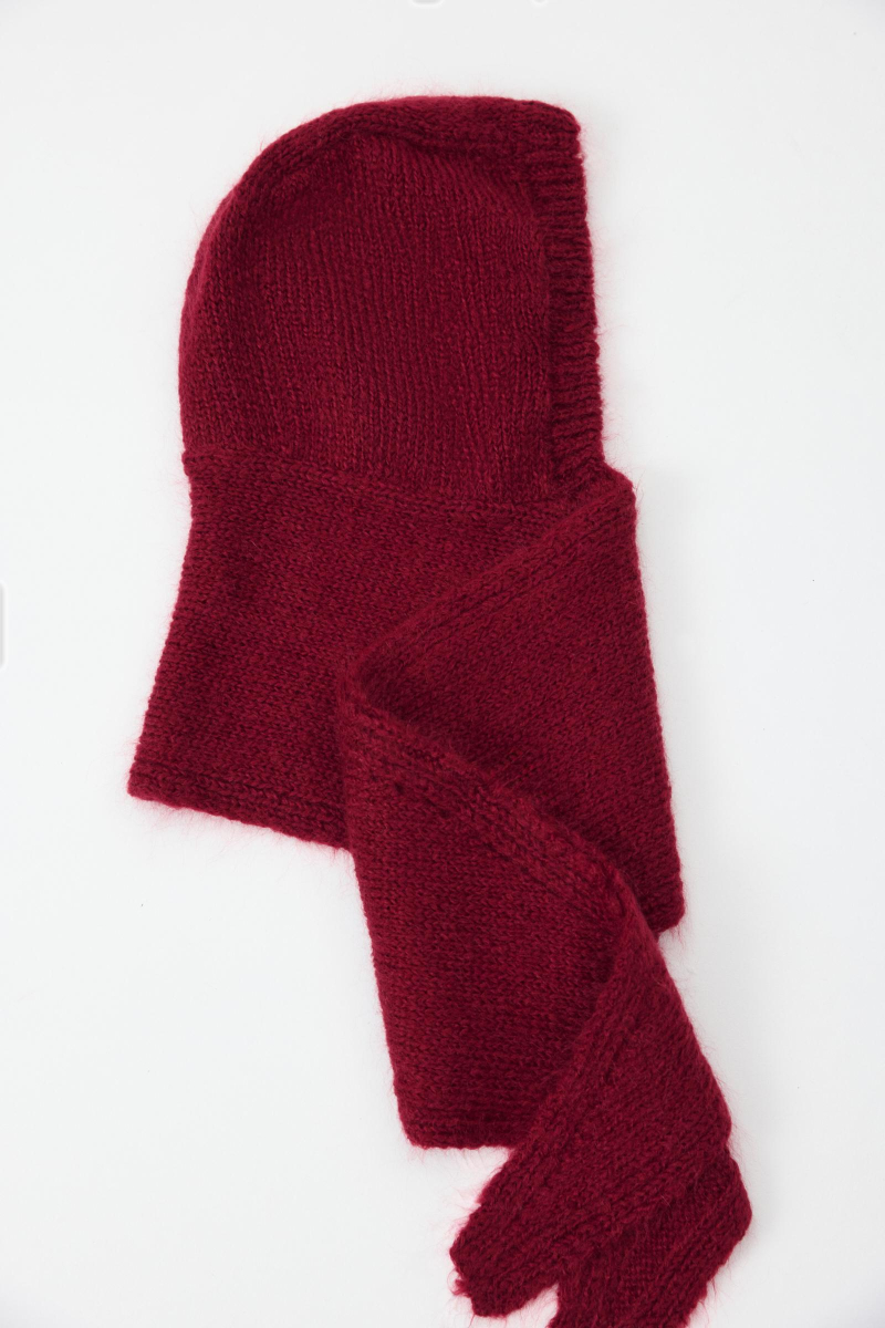 Косынка из шерсти мериноса Charmstore, цвет: винный 602-44998-451 купить онлайн