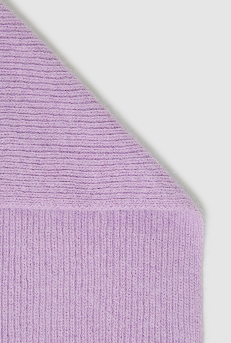 Шарф из ангоры Mankova, цвет: Лиловый SH033 купить онлайн