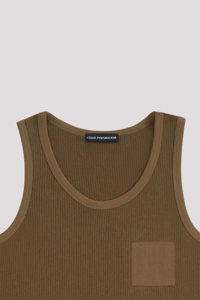 Майка ГОША РУБЧИНСКИЙ, цвет: хаки, TT_0501_khaki купить онлайн