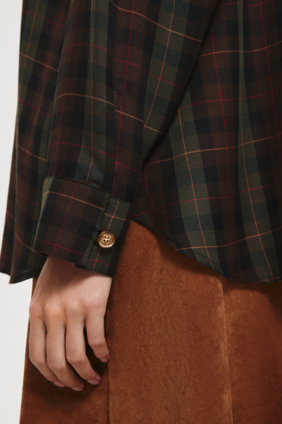 Рубашка в клетку DREAMS BY ALENA AKHMADULLINA, цвет: мультиколор, 225102050204277/501000 купить онлайн