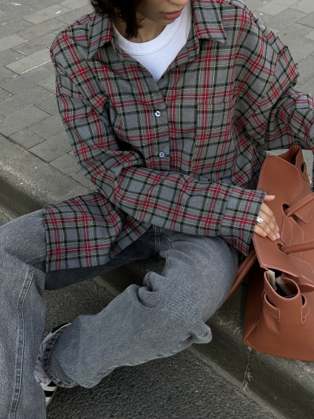 Рубашка "OLD SCHOOL" MIARTLAND, цвет: серый, НФ-00000107 купить онлайн