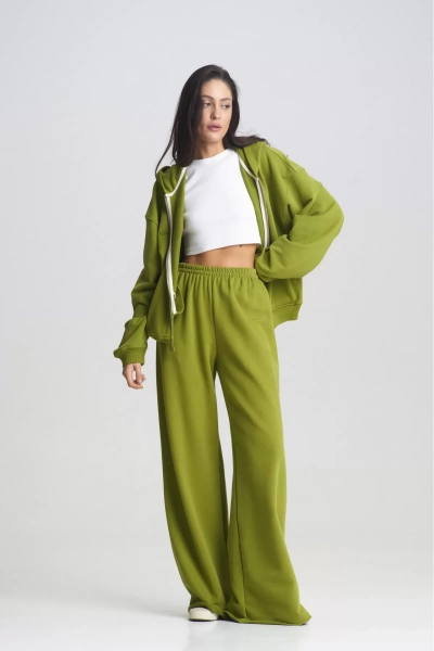 Брюки-трубы Lemongrass Erist store, цвет: зеленый НФ-00002410 |новая коллекция купить онлайн
