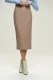 Юбка-миди Classic Beige Erist store, цвет: бежевый, НФ-00001673 купить онлайн