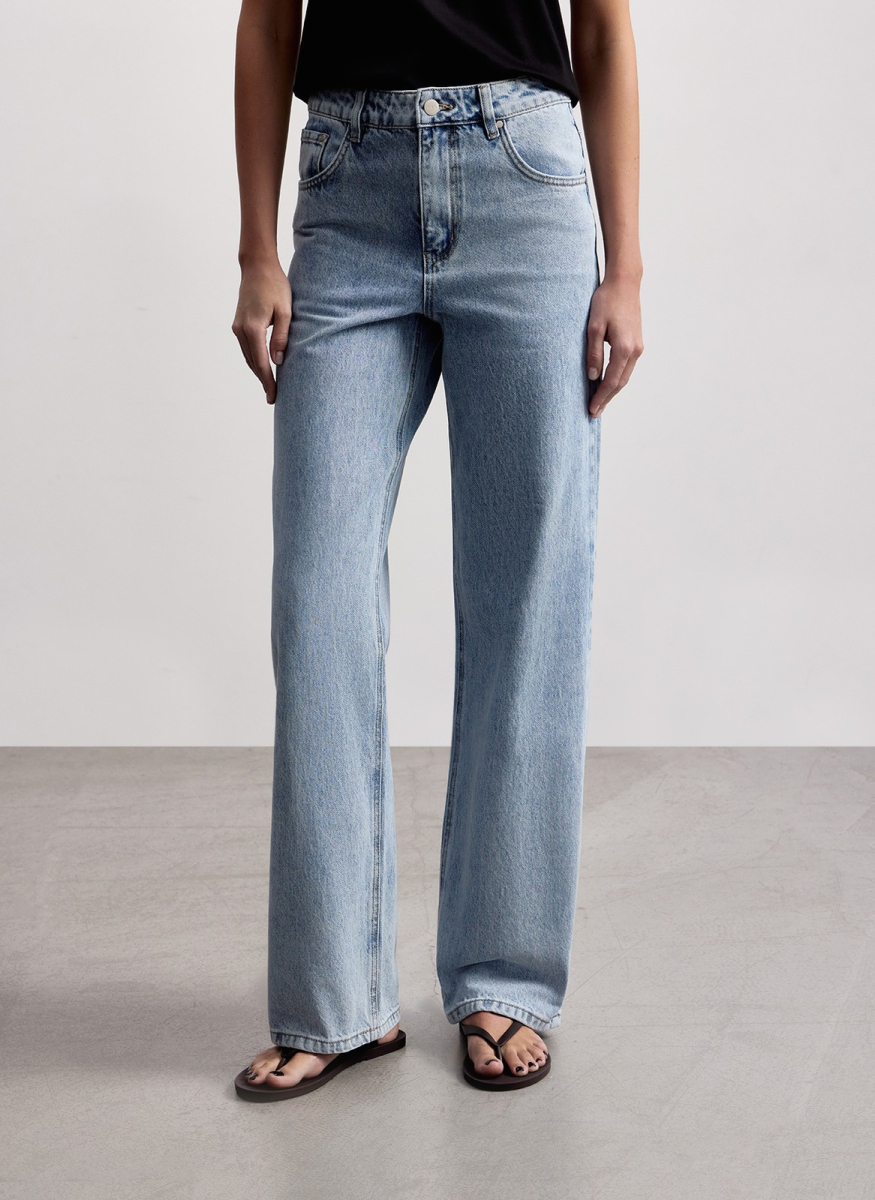 Джинсы прямые ALL WE NEED, цвет: голубой, 2603W4609-17 купить онлайн