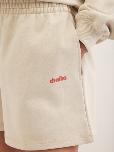 Шорты из футера Chaika, цвет: Светло-серый, AW25SH01-11 купить онлайн