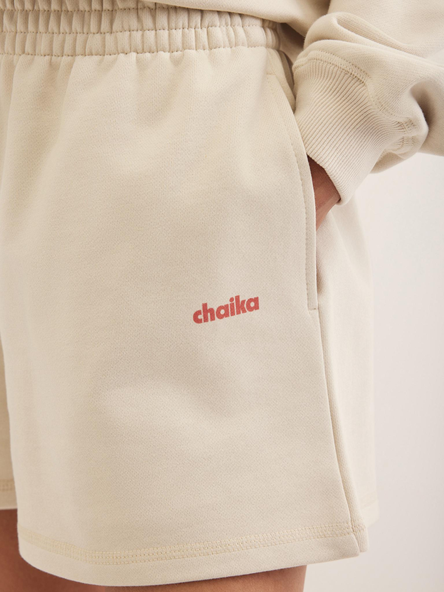 Шорты из футера Chaika, цвет: Светло-серый, AW25SH01-11 купить онлайн