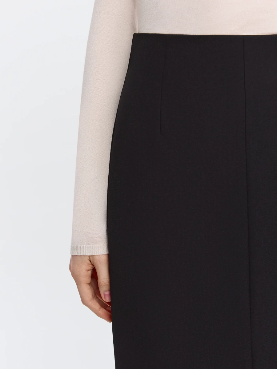 Юбка-макси прямая ANNA PEKUN, цвет: Черный,  купить онлайн