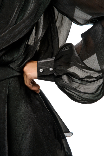 Платье из органзы SODAMODA, цвет: Черный, 15715 купить онлайн