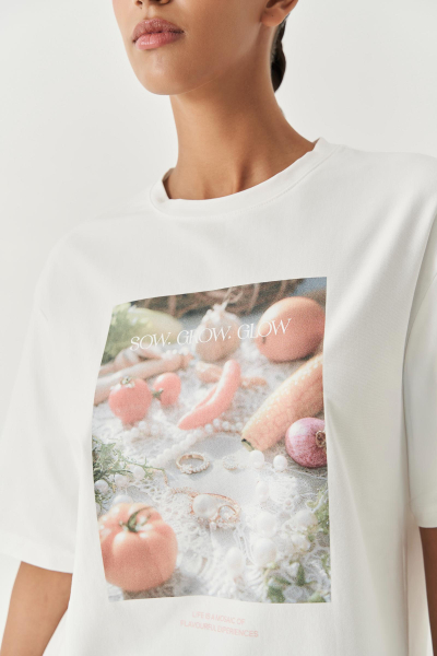 Футболка с принтом Vegetables