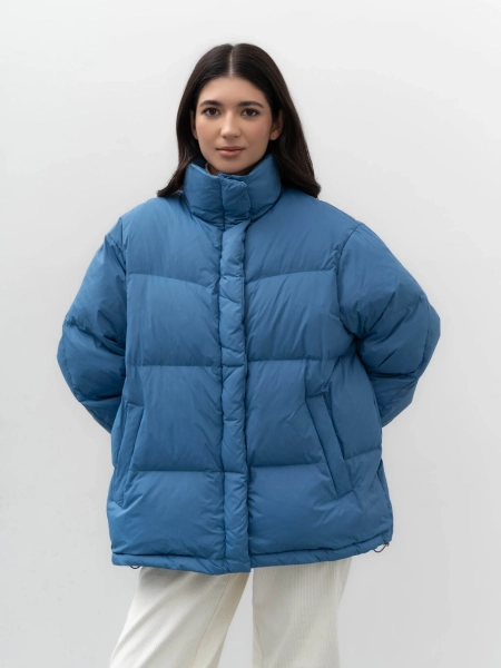 Пуховик Base TRES, цвет: голубой, НФ-00002440 купить онлайн