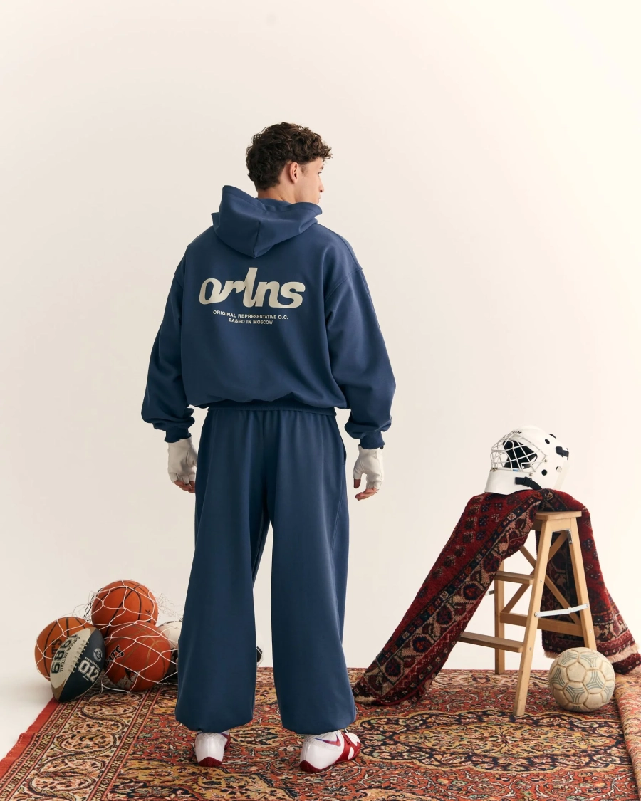 Худи STEEL BLUE HOODIE THE ORLINES, цвет: blue, HD-STL-BLE купить онлайн