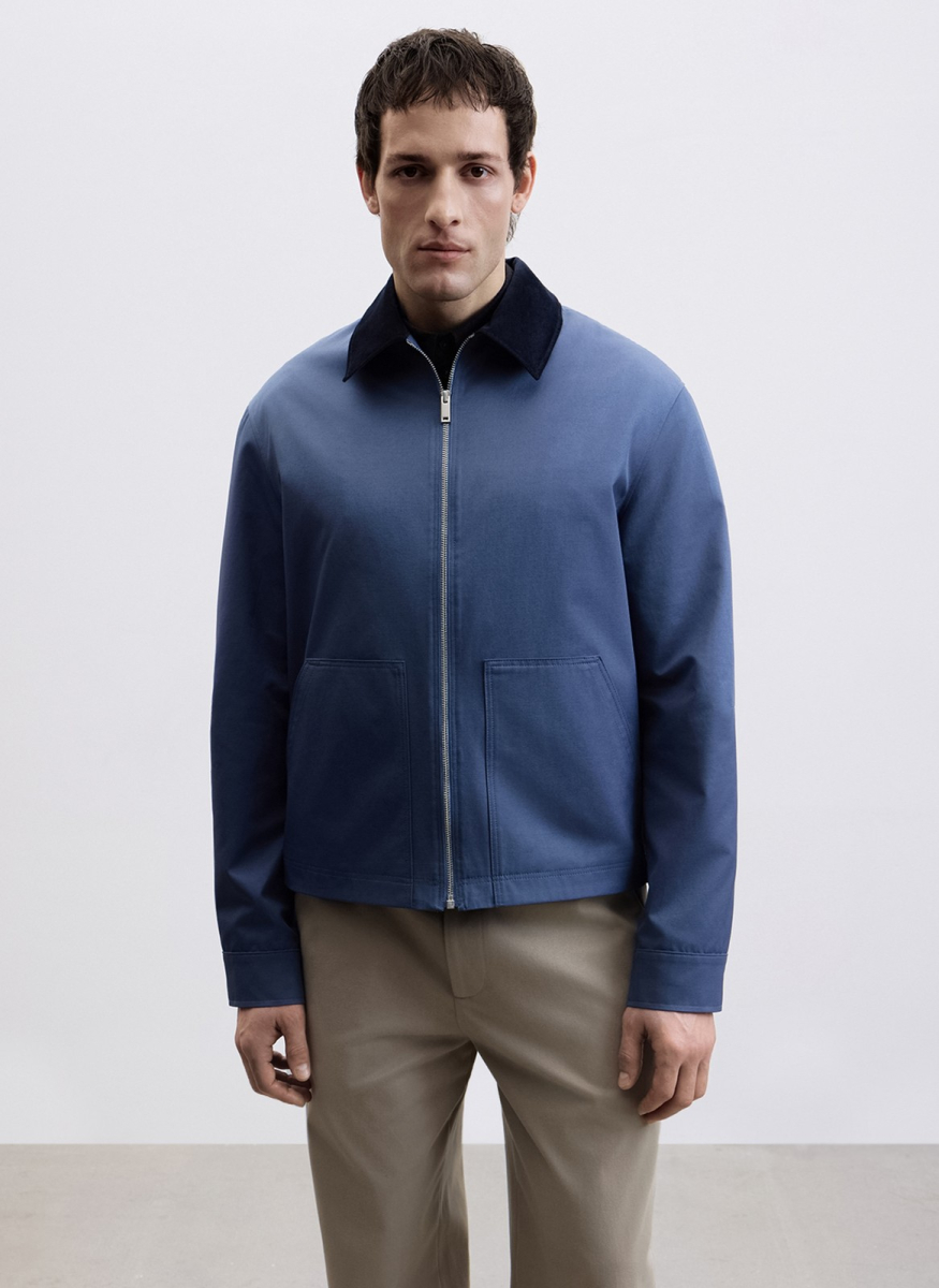 Куртка из фактурного хлопка