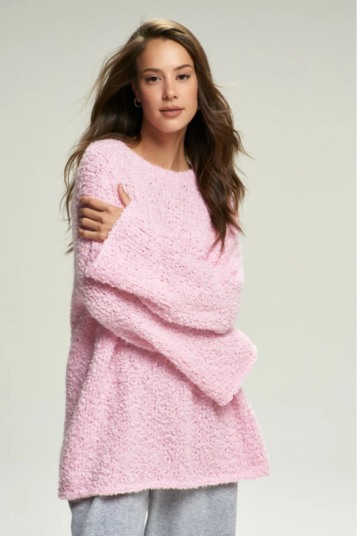 Джемпер Букле HAND MADE Pink