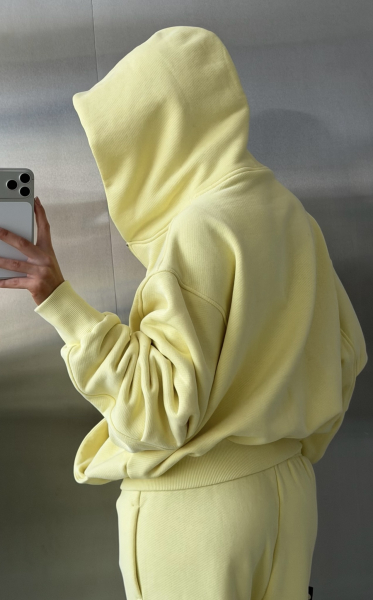 Худи на молнии Label .B, цвет: Желтый,  купить онлайн