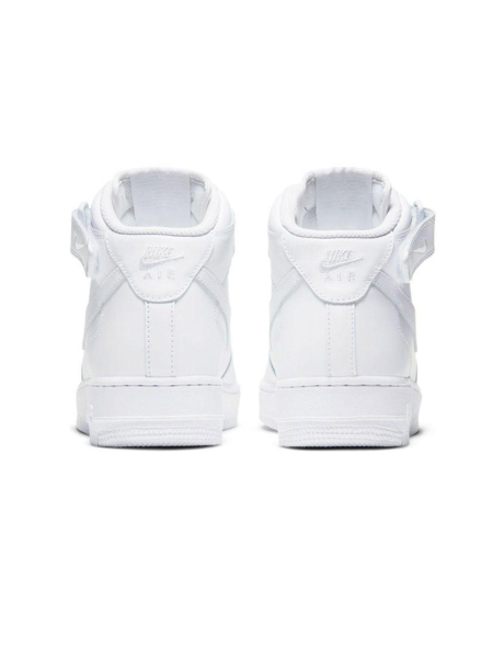 Кроссовки женские Nike AIr Force 1 Mid "Triple White" NKDADDYS SNEAKERS, цвет: белый DD9625-100 купить онлайн